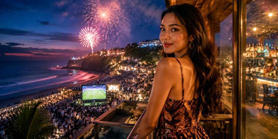 Tampilan aplikasi casino di ponsel dengan latar belakang pasar malam yang ramai dan berwarna